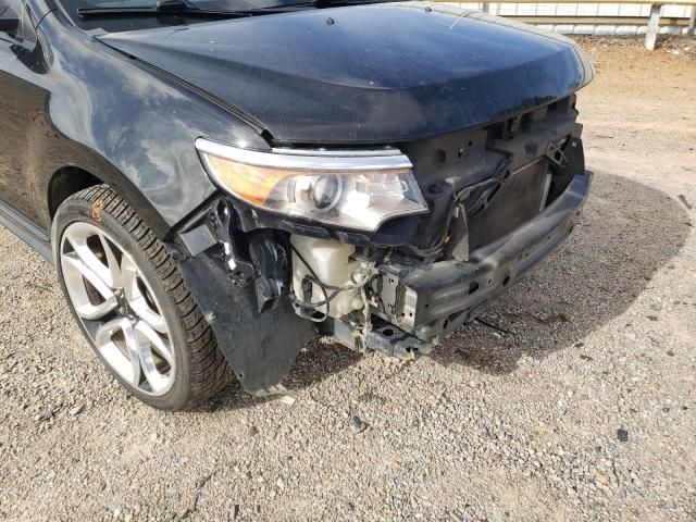 2FMDK4AK9DBA47479 - 2013 FORD EDGE SPORT BLACK photo 9