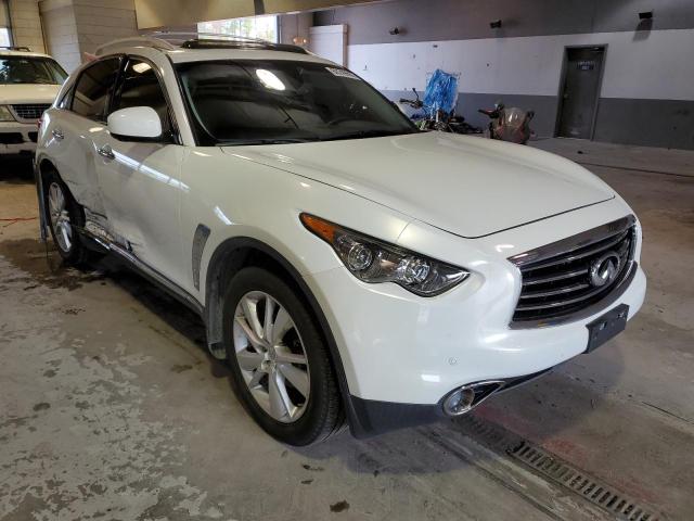 JN8CS1MW8DM171352 - 2013 INFINITI FX37 WHITE photo 1