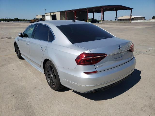1VWDT7A35HC031889 - 2017 VOLKSWAGEN PASSAT R-L SILVER photo 3