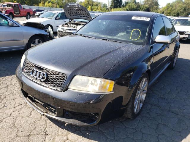 WUAPV54B73N904866 - 2003 AUDI RS6 BLACK photo 2