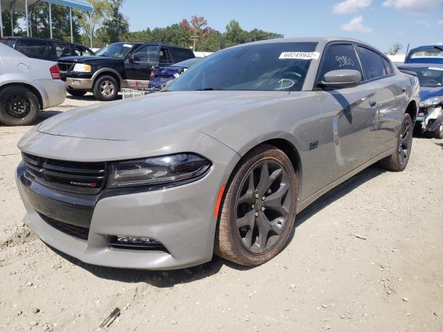 2C3CDXCT8JH208757 - 2018 DODGE CHARGER R/ GRAY photo 2