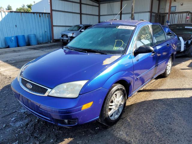 1FAFP36N46W113410 - 2006 FORD FOCUS ZXW BLUE photo 2