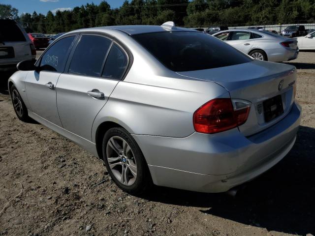 WBAVC93598K035660 - 2008 BMW 328XI SILVER photo 3