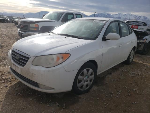 KMHDU46D67U236335 - 2007 HYUNDAI ELANTRA WHITE photo 2