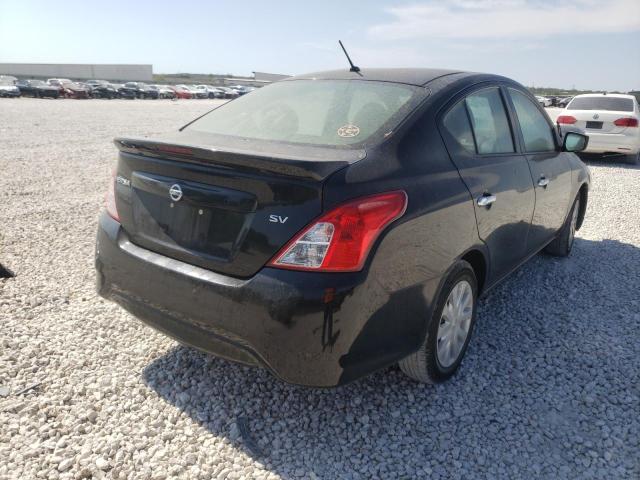 3N1CN7AP9HL855347 - 2017 NISSAN VERSA S BLACK photo 4