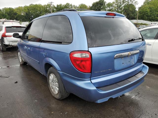 2A4GP44R67R322632 - 2007 CHRYSLER TOWN & COU BLUE photo 3