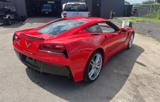 1G1YF2D73J5105231 - 2018 CHEVROLET CORVETTE S RED photo 4