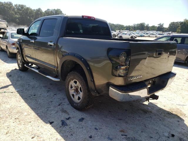 5TFEV54138X052975 - 2008 TOYOTA TUNDRA CRE BROWN photo 3