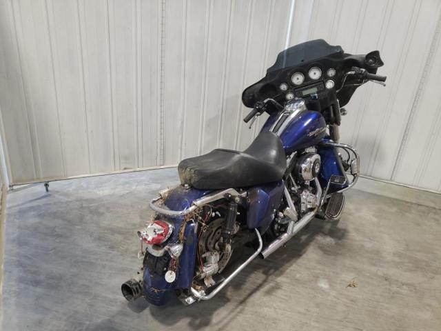 1HD1KBW166Y694194 - 2006 HARLEY-DAVIDSON FLHXI BLUE photo 4