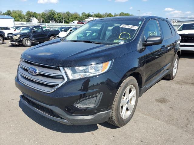 2FMPK4G95GBB70251 - 2016 FORD EDGE SE BLACK photo 2