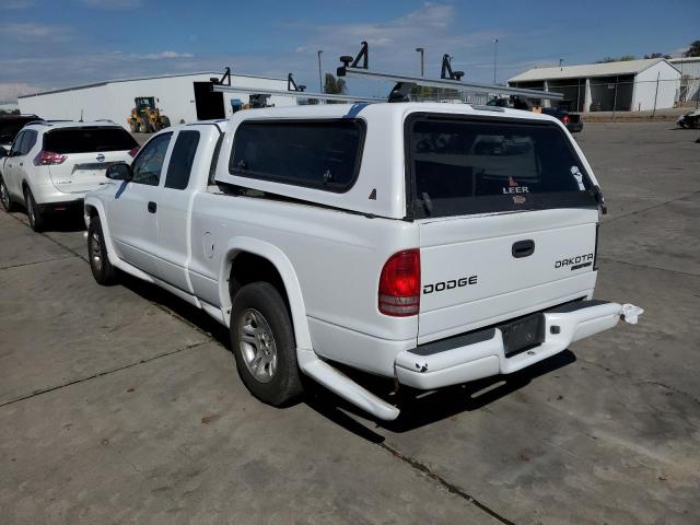 1D7HL32X03S281057 - 2003 DODGE DAKOTA SPO WHITE photo 3