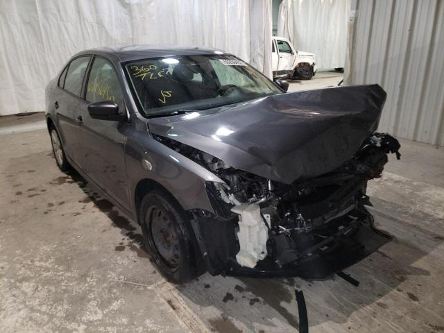 3VW2K7AJ9DM223592 - 2013 VOLKSWAGEN JETTA BASE Մոխրագույն լուսանկար 1