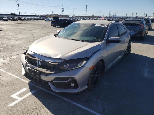 SHHFK7H48MU423984 - 2021 HONDA CIVIC SPOR SILVER photo 2