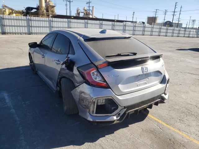 SHHFK7H48MU423984 - 2021 HONDA CIVIC SPOR SILVER photo 3