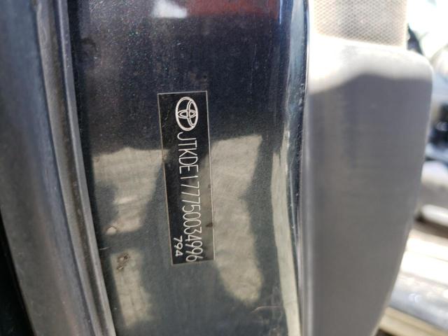 JTKDE177750034996 - 2005 TOYOTA SCION TC 石墨色 照片 10