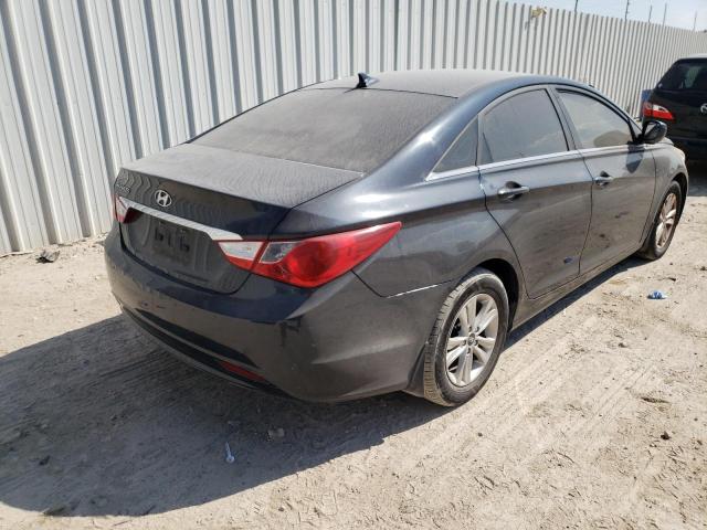 5NPEB4AC4BH133916 - 2011 HYUNDAI SONATA GLS BLUE photo 4