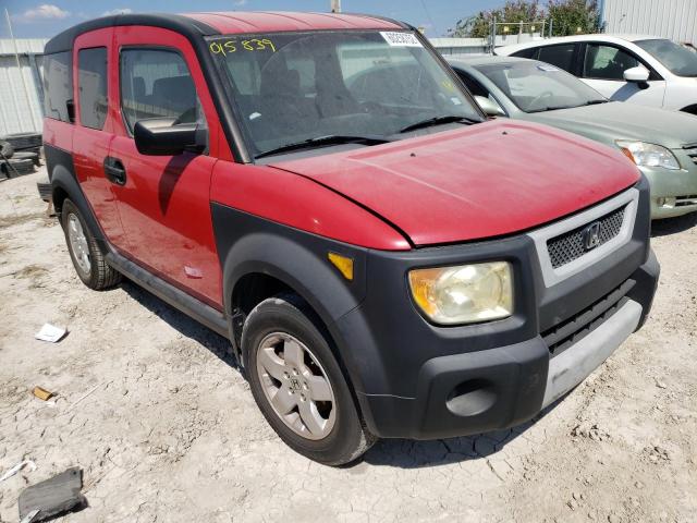 5J6YH17665L015839 - 2005 HONDA ELEMENT EX RED photo 1