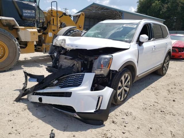 5XYP64HC6MG193709 - 2021 KIA TELLURIDE WHITE photo 2