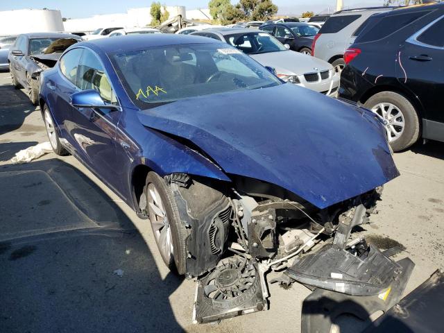 5YJSA1E22HF187020 - 2017 TESLA MODEL S Mavi foto 1