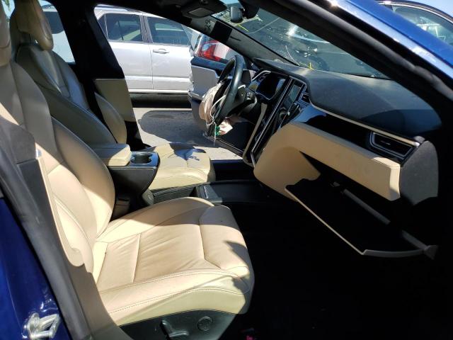 5YJSA1E22HF187020 - 2017 TESLA MODEL S Mavi foto 5
