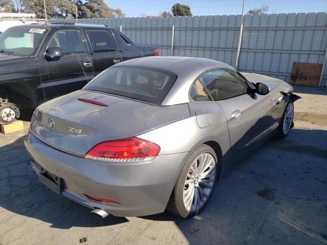 WBALM7C53DE385237 - 2013 BMW Z4 SDRIVE3 GRAY photo 4