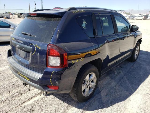 1C4NJCBA0FD398337 - 2015 JEEP COMPASS SP BLUE photo 4