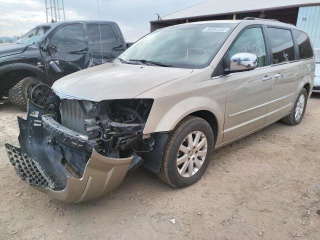 2A8HR64X58R824539 - 2008 CHRYSLER TOWN & COU BEIGE photo 2