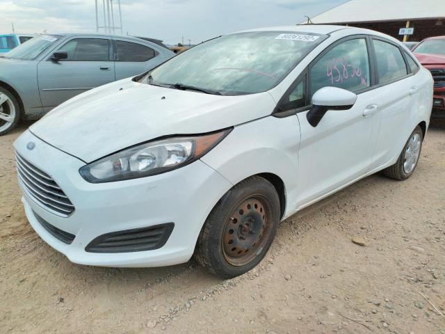 3FADP4AJ3EM145359 - 2014 FORD FIESTA S WHITE photo 2