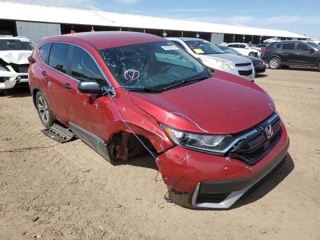 5J6RW1H26LA009263 - 2020 HONDA CR-V LX RED photo 1