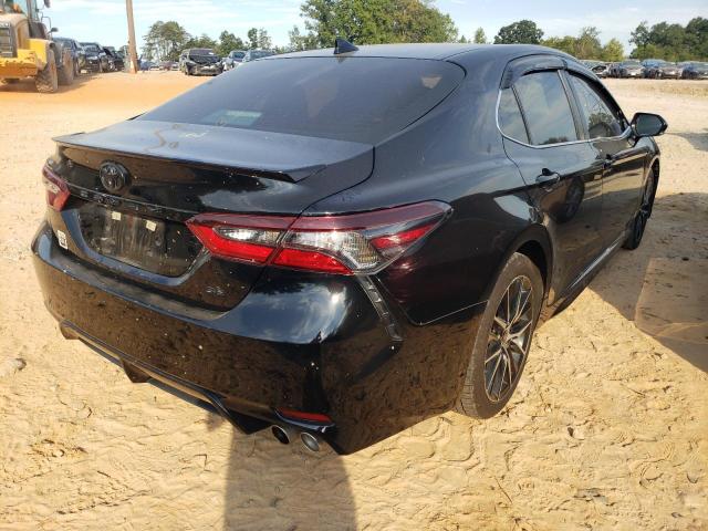 4T1S11AKXMU616925 - 2021 TOYOTA CAMRY NIGH BLACK photo 4