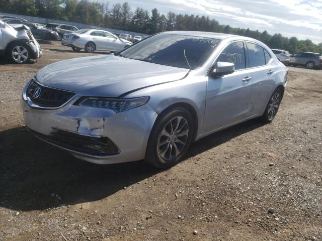 19UUB1F53GA001816 - 2016 ACURA TLX TECH SILVER photo 2