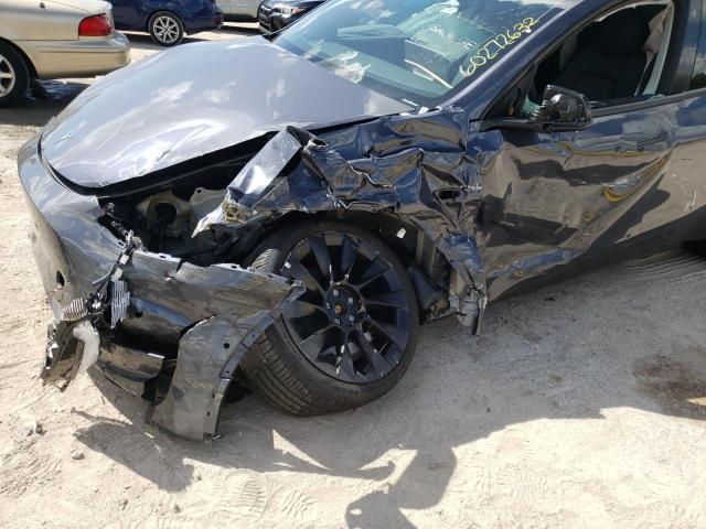 7SAYGDEE9NF481565 - 2022 TESLA MODEL Y Серый фото 9