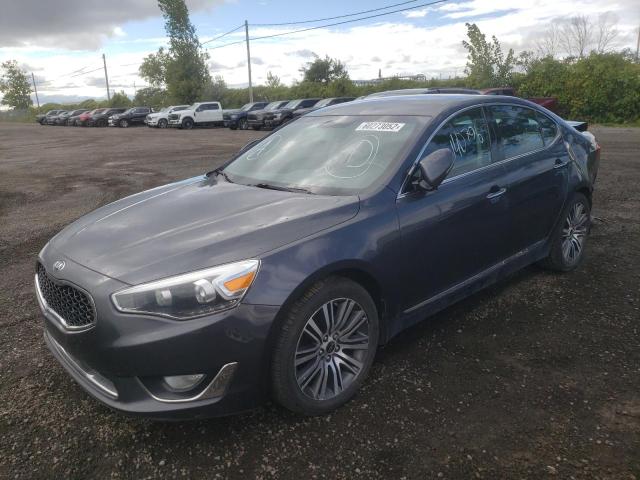 KNALN4D79E5146515 - 2014 KIA CADENZA PR CHARCOAL photo 2