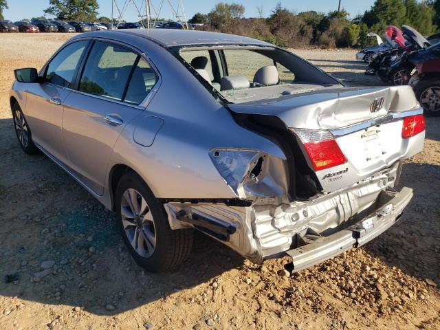 1HGCR2F38EA036022 - 2014 HONDA ACCORD LX SILVER photo 3