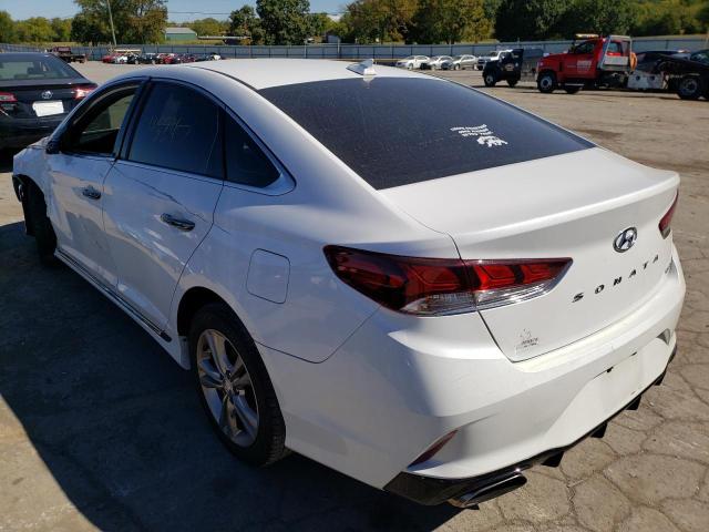 5NPE34AF8KH730154 - 2019 HYUNDAI SONATA LIM WHITE photo 3