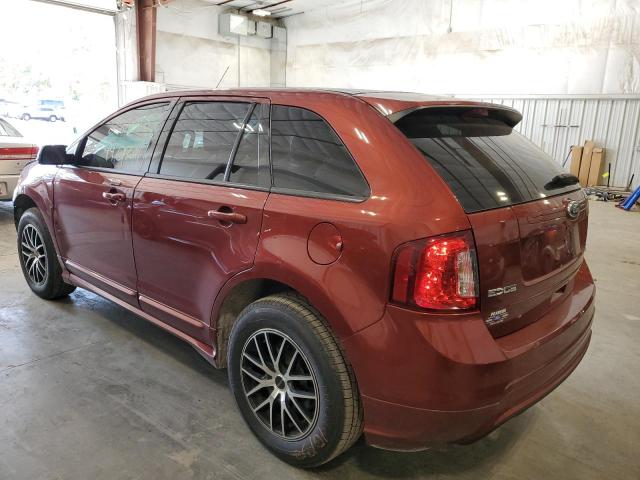 2FMDK4AK3EBB54240 - 2014 FORD EDGE SPORT MAROON photo 3