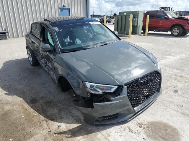 WAUB8GFF2H1010733 - 2017 AUDI A3 PREMIUM GRAY photo 1