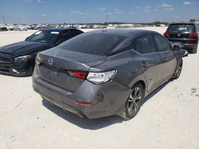 3N1AB8CV8NY212634 - 2022 NISSAN SENTRA SV GRAY photo 4