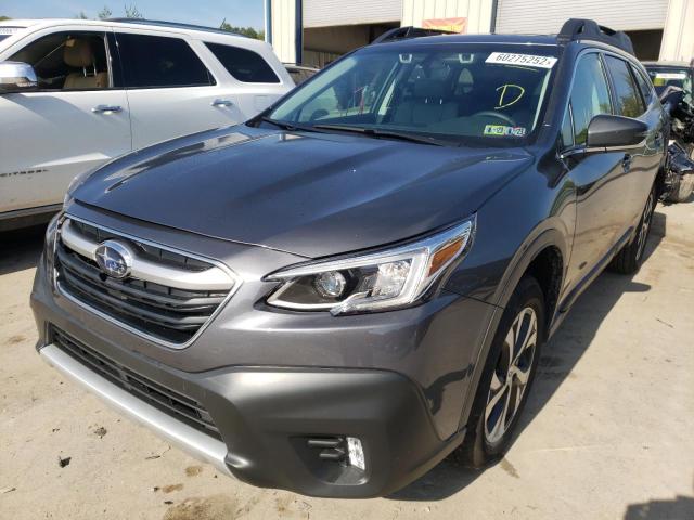 4S4BTANC8N3270734 - 2022 SUBARU OUTBACK LI GRAY photo 2