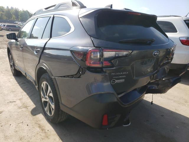 4S4BTANC8N3270734 - 2022 SUBARU OUTBACK LI GRAY photo 3