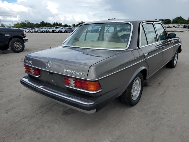 WDBAB33C1FA272466 - 1985 MERCEDES-BENZ 300 DT GRAY photo 4