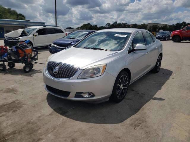 1G4PW5SK6G4159192 - 2016 BUICK VERANO SPO GRAY photo 2