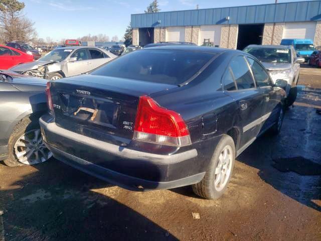 YV1RH59HX42383701 - 2004 VOLVO S60 2.5T BLACK photo 4