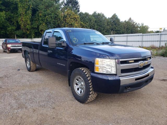 1GCSKRE04AZ192374 - 2010 CHEVROLET SILVERADO BLUE photo 1