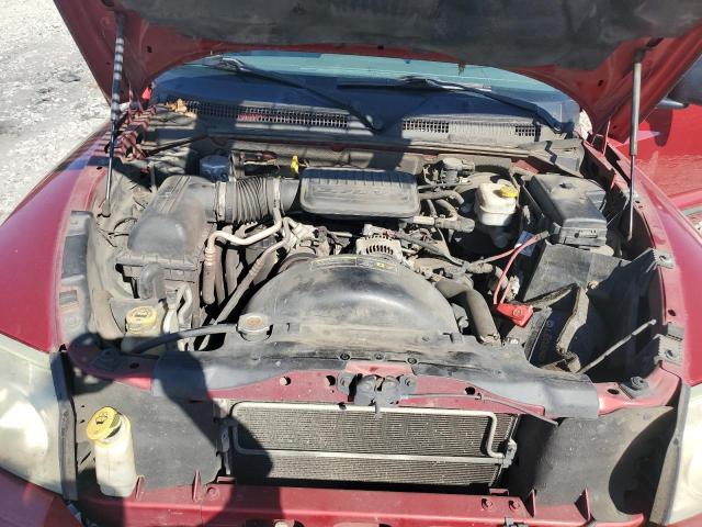 1D7HE48K77S104619 - 2007 DODGE DAKOTA QUA RED photo 7