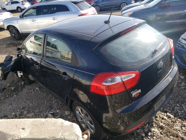 KNADM5A35D6240236 - 2013 KIA RIO LX BLACK photo 3