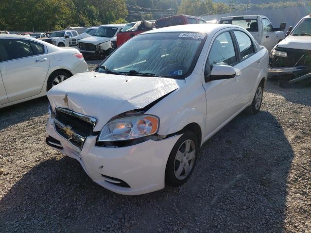 KL1TD5DE3AB081884 - 2010 CHEVROLET AVEO LS 白色 照片 2