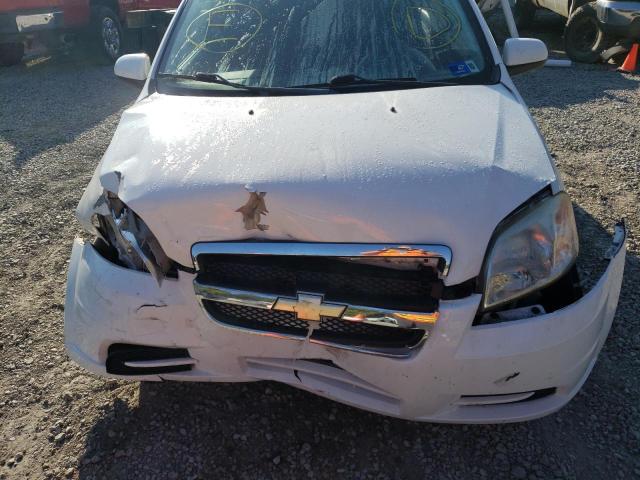 KL1TD5DE3AB081884 - 2010 CHEVROLET AVEO LS 白色 照片 7
