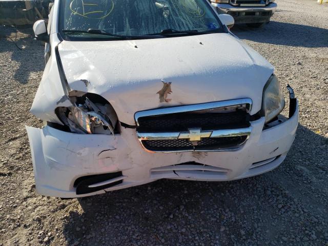 KL1TD5DE3AB081884 - 2010 CHEVROLET AVEO LS 白色 照片 9