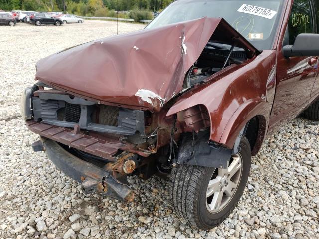 1FMEU7DE0AUA24264 - 2010 FORD EXPLORER X ORANGE photo 9